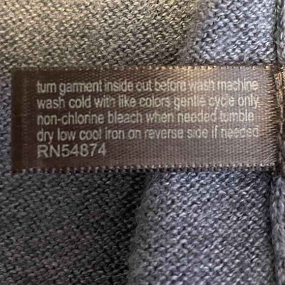 Vintage Y2K Long Line Cable Knit Cardigan Sweater Small Elena Vampire Layering - Picture 9 of 9